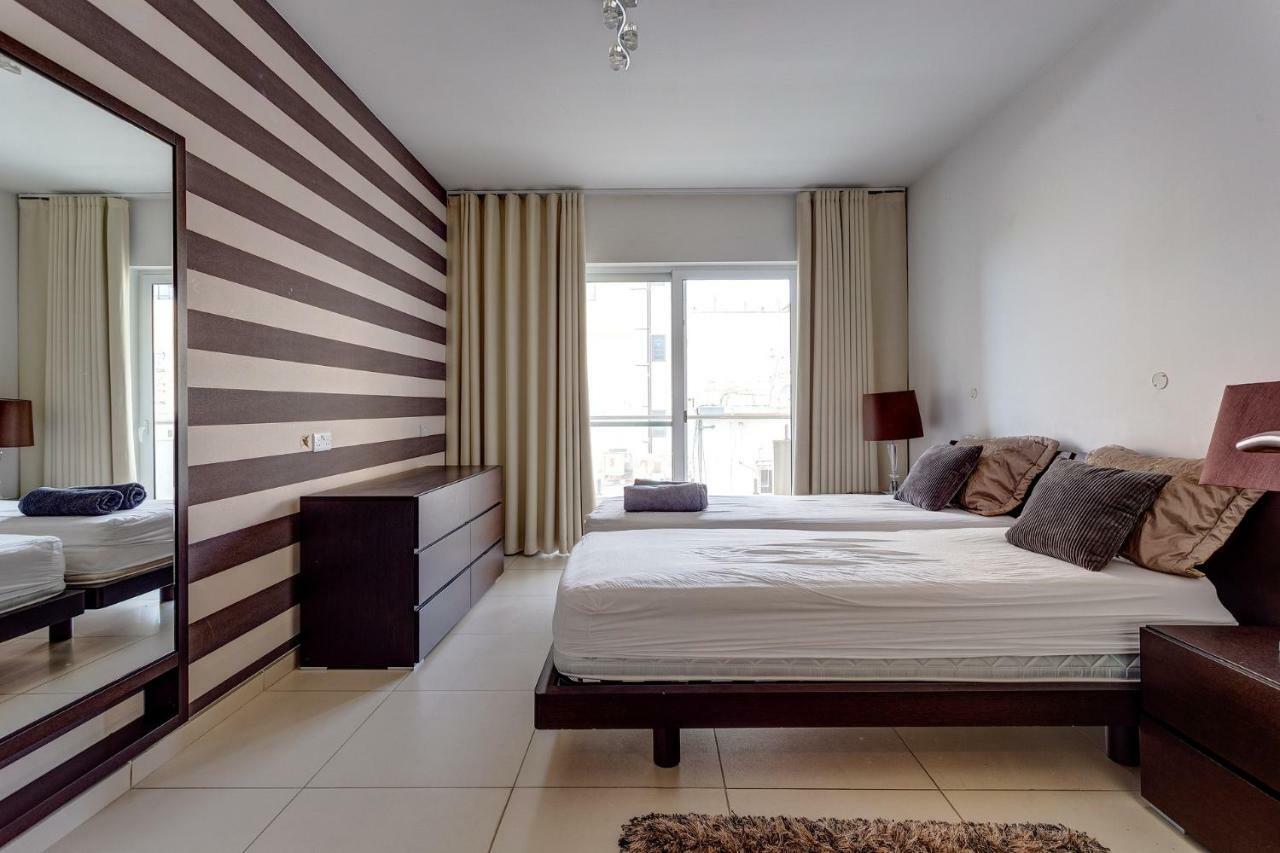 Contemporary, Luxury Apartment With Valletta And Harbour Views 슬리에마 외부 사진