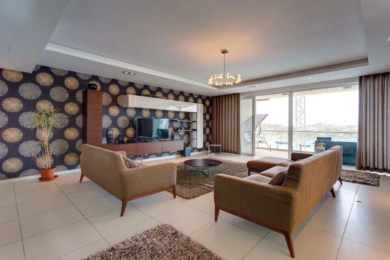 Contemporary, Luxury Apartment With Valletta And Harbour Views 슬리에마 외부 사진