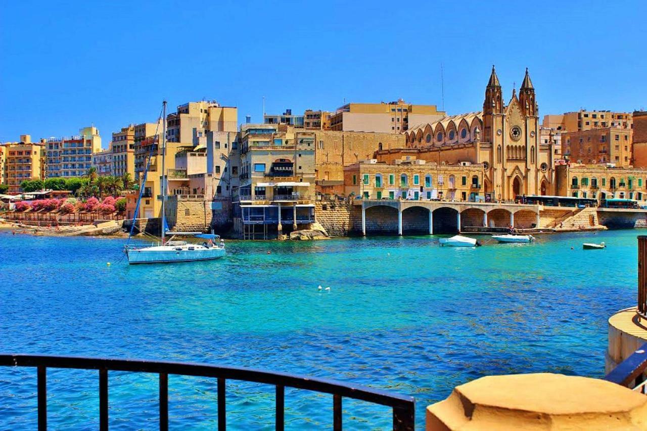 Contemporary, Luxury Apartment With Valletta And Harbour Views 슬리에마 외부 사진
